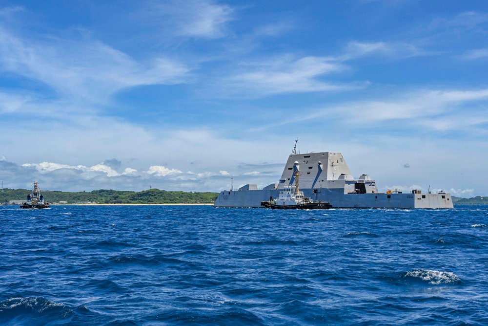 USS Michael Monsoor Visits White Beach Naval Facility