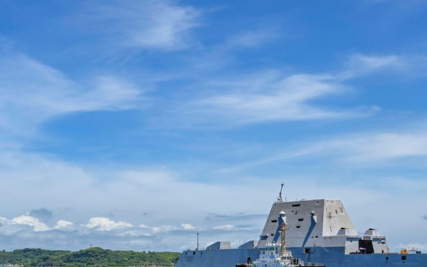 USS Michael Monsoor Visits White Beach Naval Facility