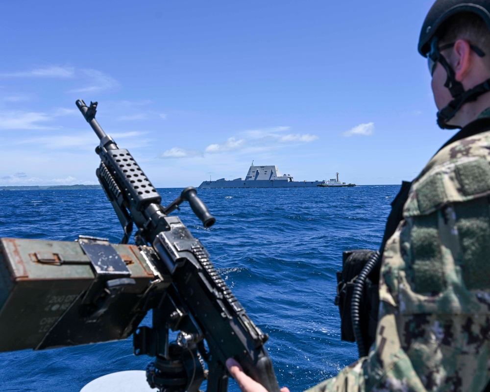 USS Michael Monsoor Visits White Beach Naval Facility