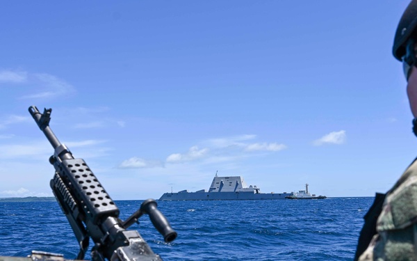 USS Michael Monsoor Visits White Beach Naval Facility