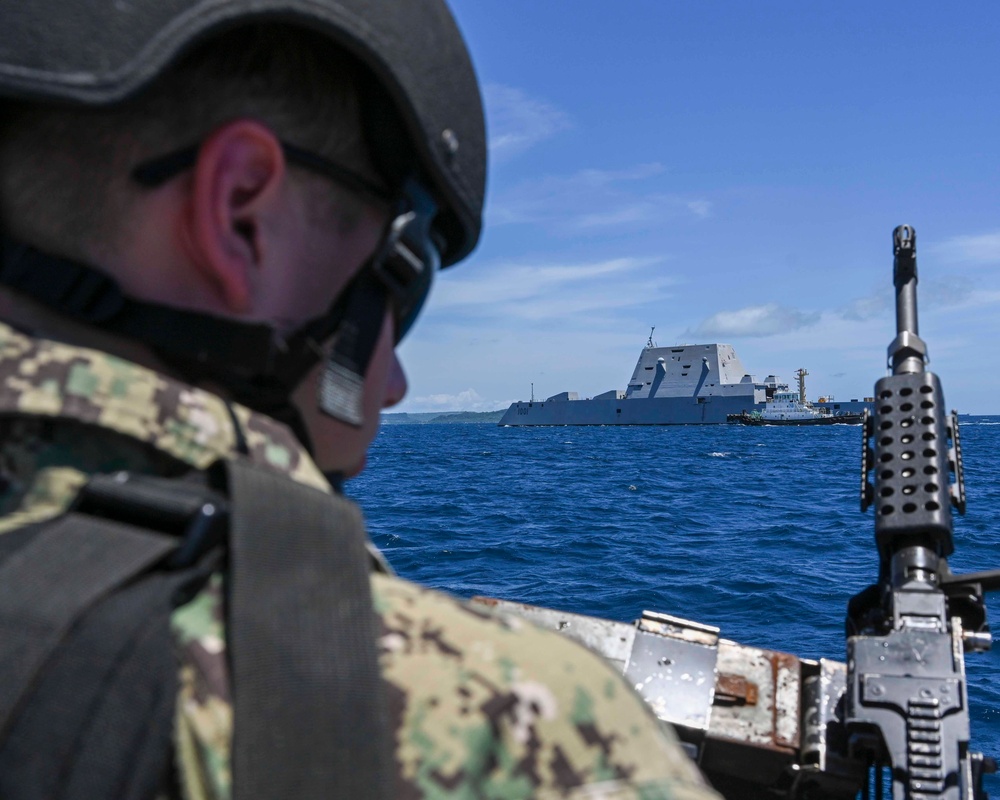 USS Michael Monsoor Visits White Beach Naval Facility