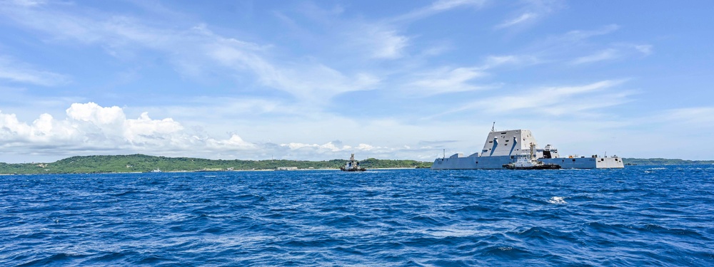 USS Michael Monsoor Visits White Beach Naval Facility