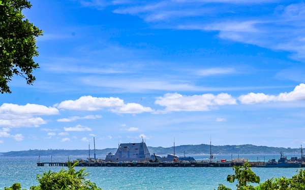 USS Michael Monsoor Visits White Beach Naval Facility