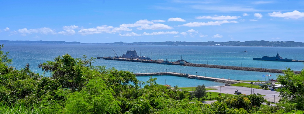 USS Michael Monsoor Visits White Beach Naval Facility