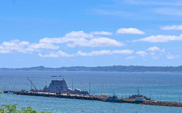 USS Michael Monsoor Visits White Beach Naval Facility