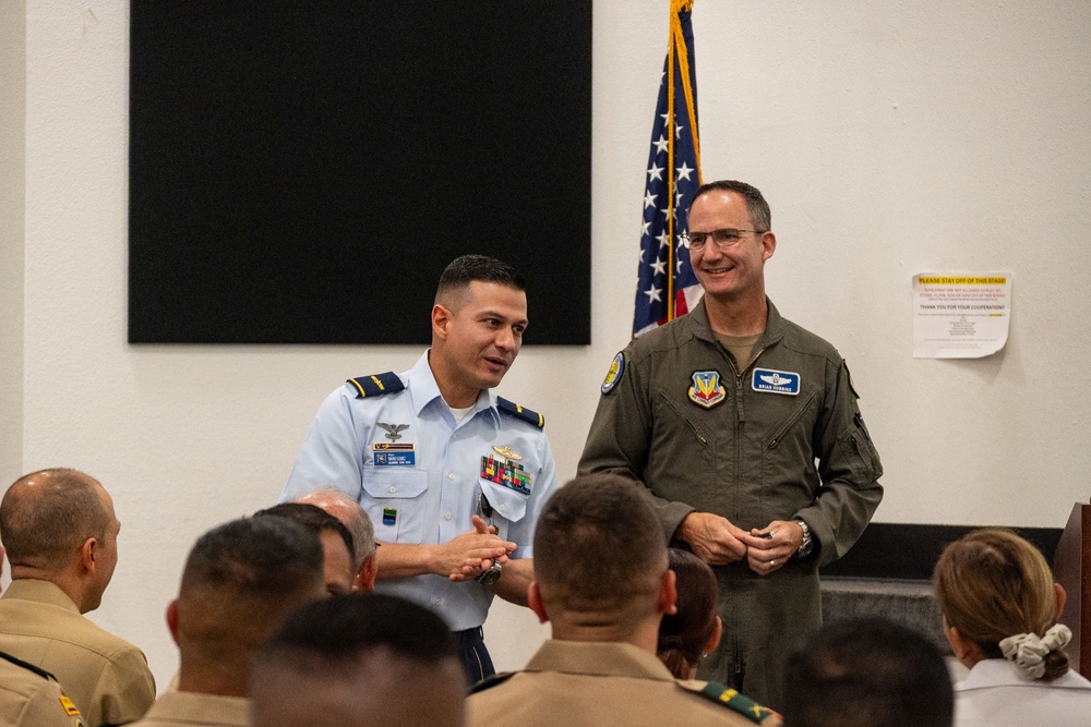 Colombian War College strengthens ties during Nellis visit