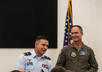 Colombian War College strengthens ties during Nellis visit