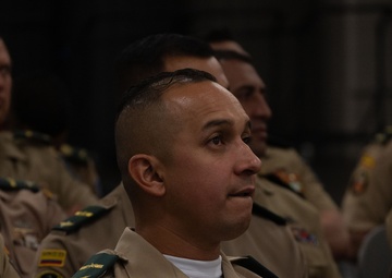 Colombian War College strengthens ties during Nellis visit