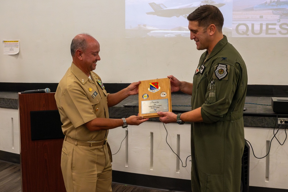 Colombian War College strengthens ties during Nellis visit