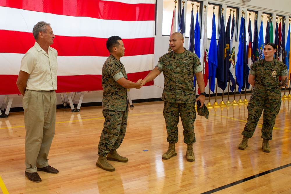 Sgt. Maj. Ortiz visits Marine Corps Base Camp Blaz