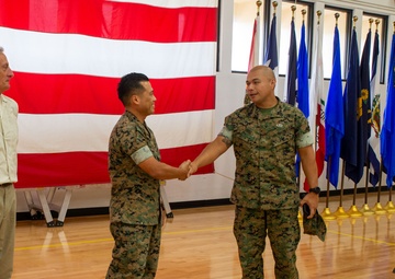 Sgt. Maj. Ortiz visits Marine Corps Base Camp Blaz