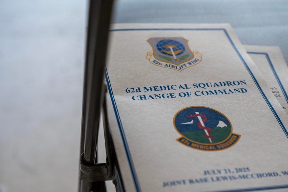 62d Medical Squadron Change of Command Ceremony