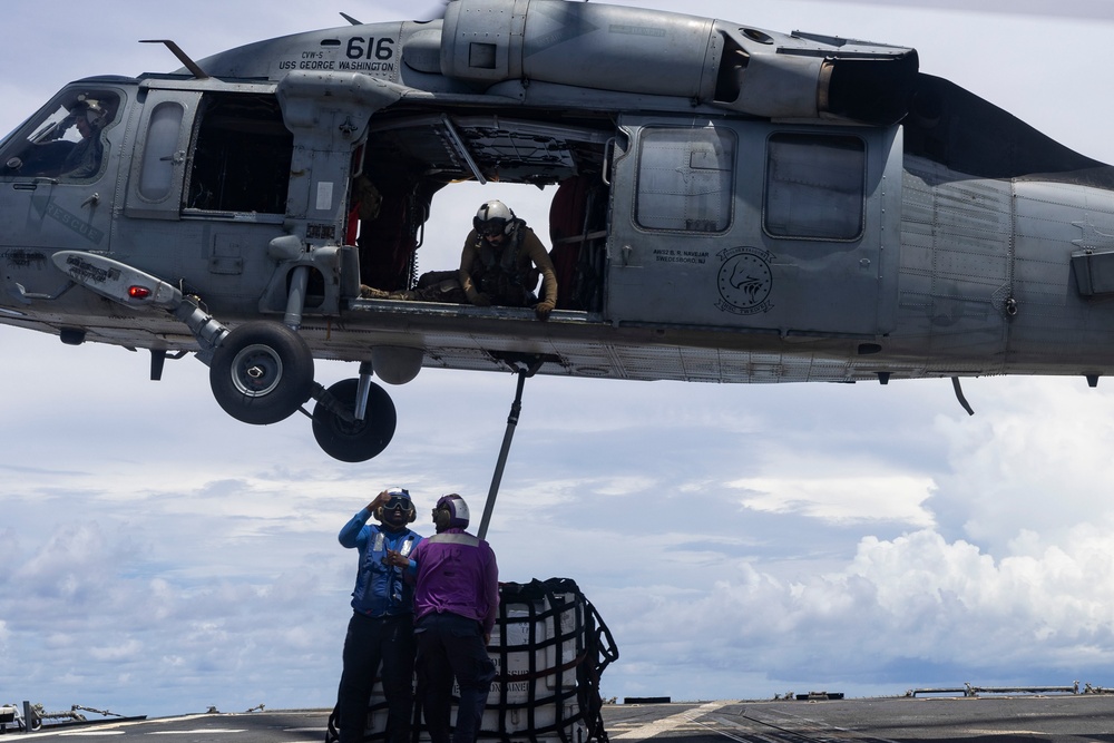 Shoup conducts vertical replenishment