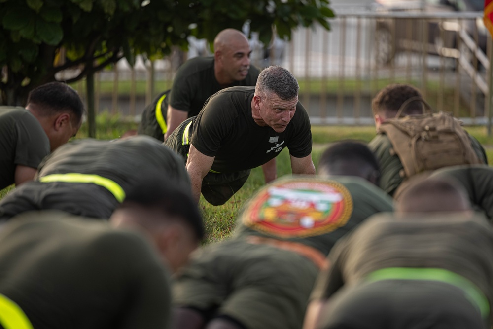 CLR-37 conducts a Motivational Run