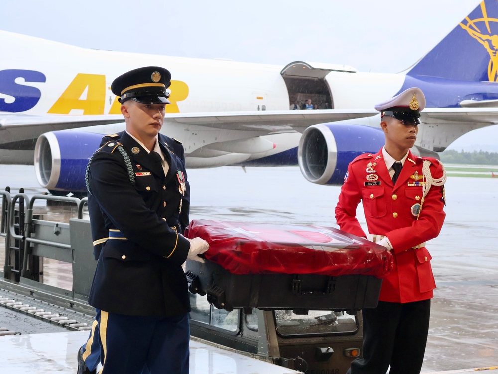 Korean War remains returned to Korea for further identification