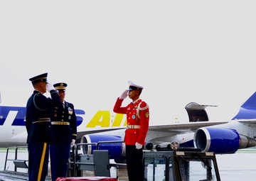 Korean War remains returned to South Korea via Osan Air Base