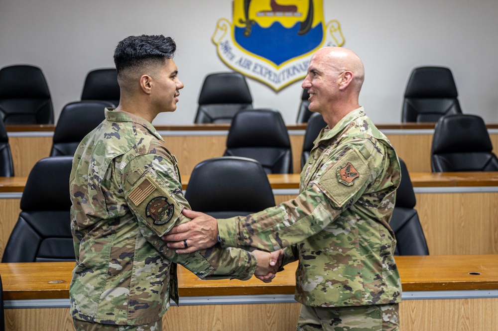 CMSAF visits 386th AEW, highlights readiness and resilience
