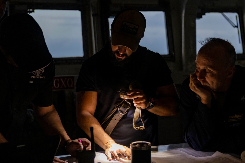 USS Frank Cable Torres Strait Transit
