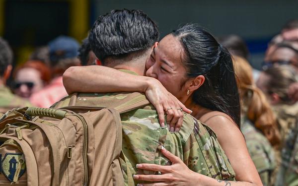 Welcome home: 386 AEW Airmen reunite with Herk Nation