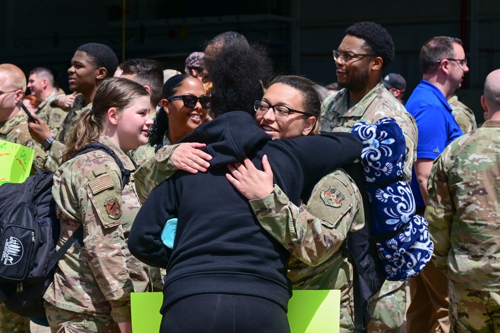 Welcome home: 386 AEW Airmen reunite with Herk Nation