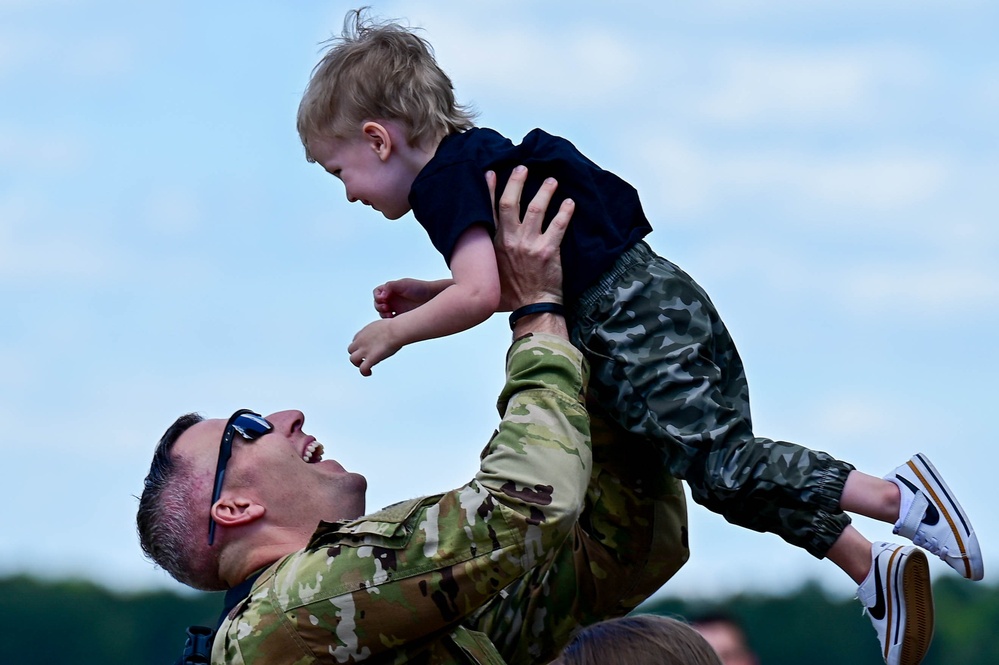 Welcome home: 386 AEW Airmen reunite with Herk Nation