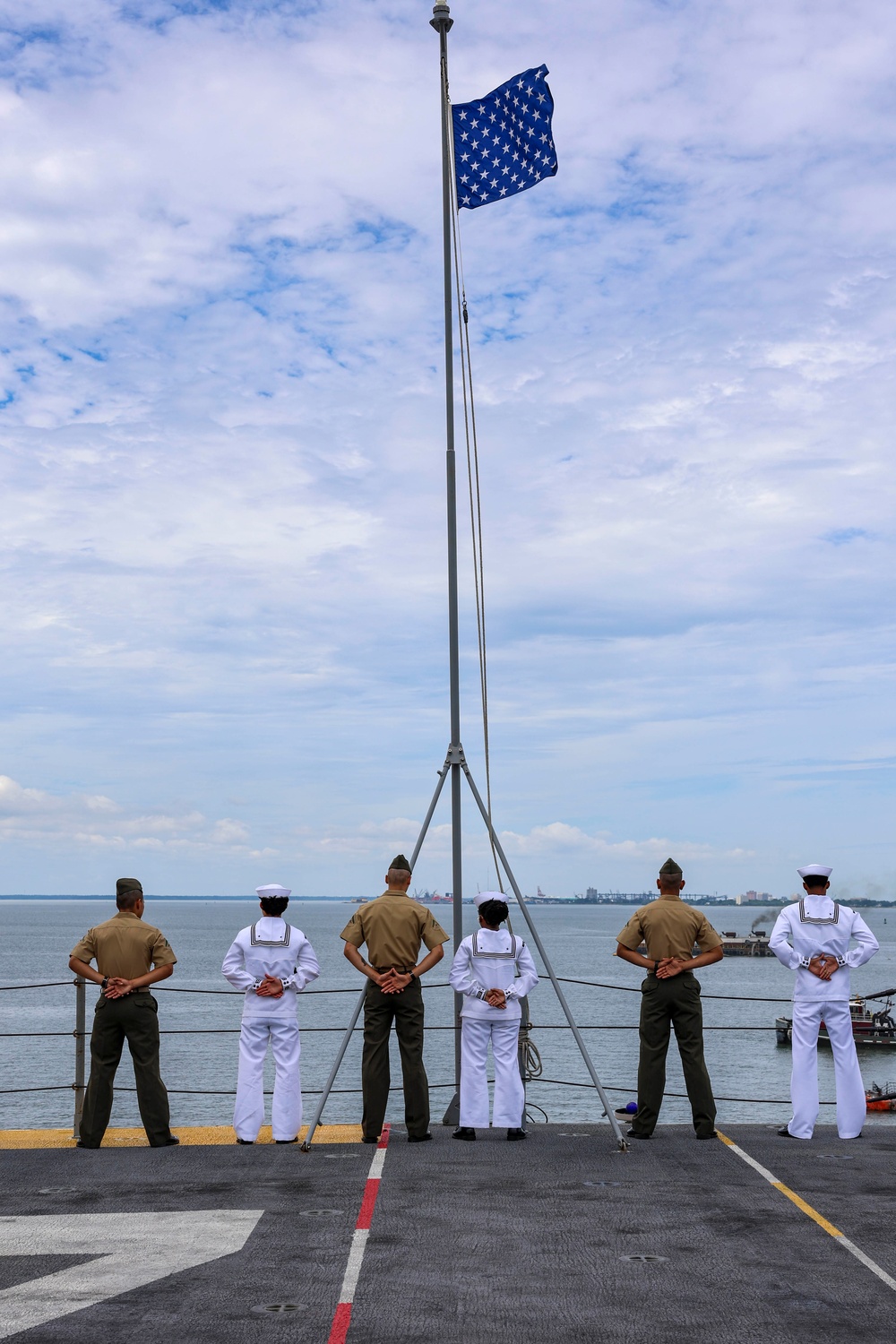 USS Iwo Jima Departs Naval Station Norfolk