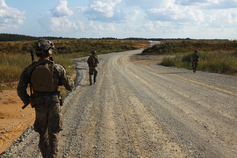 U.S. Marines train in Estonia