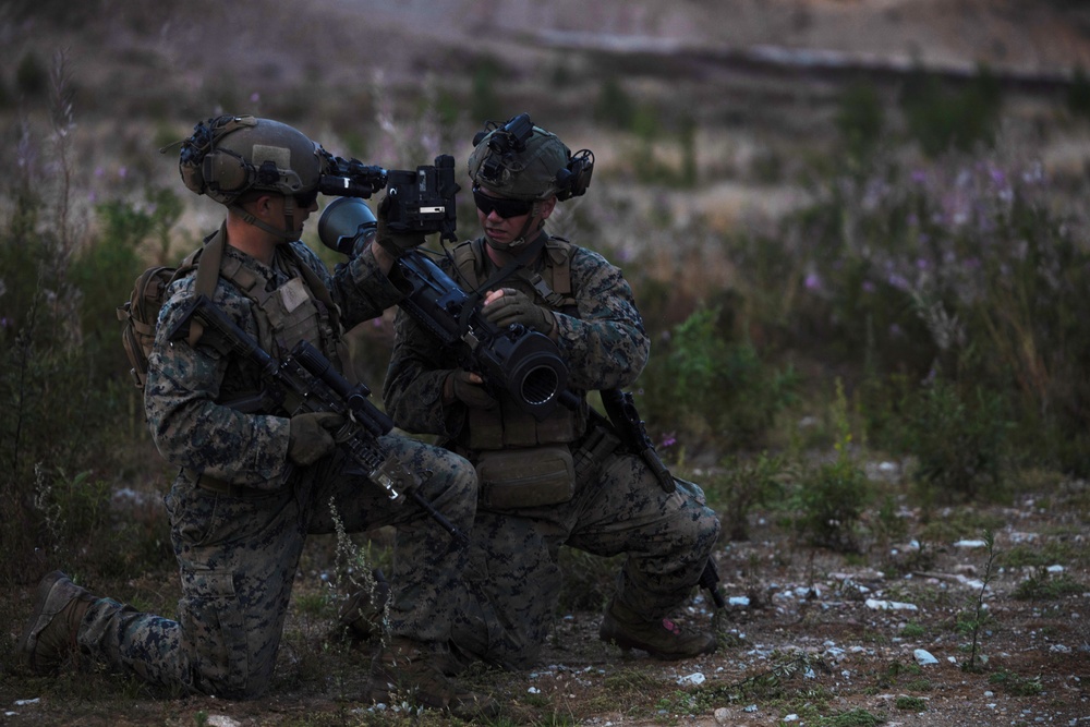 U.S. Marines train in Estonia