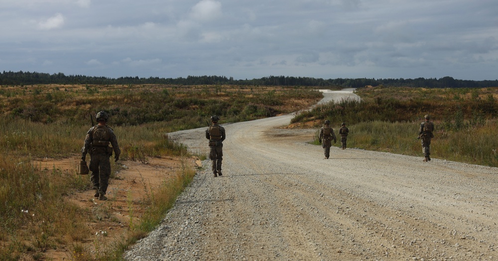 U.S. Marines train in Estonia
