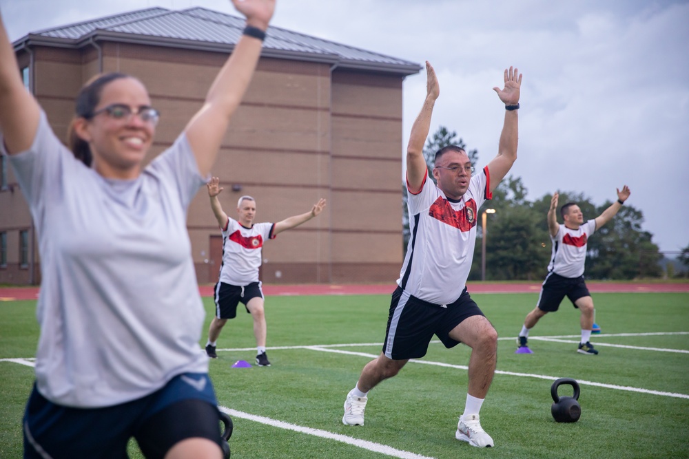 PISAJ 21 participants conduct physical training with Holistic Health and Fitness Academy instructors