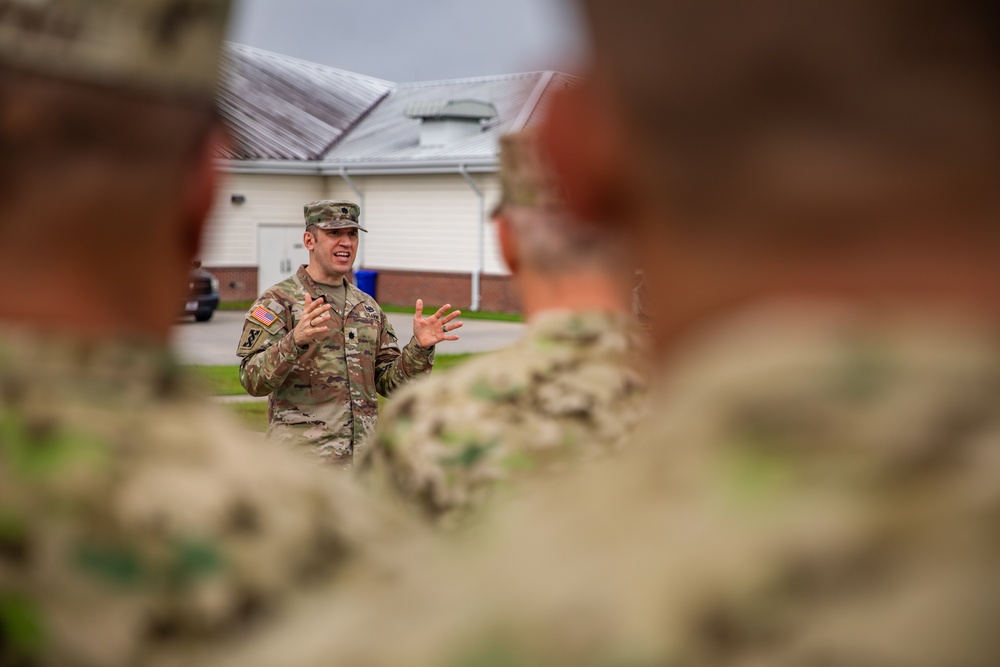 PISAJ 21 participants tour the Army Future Soldiers Prep Course
