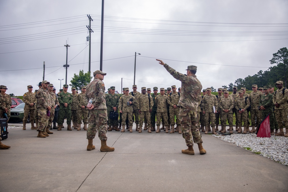 PISAJ 21 participants tour the Army Future Soldiers Prep Course