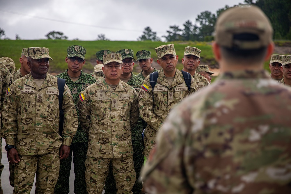 PISAJ 21 participants tour the Army Future Soldiers Prep Course