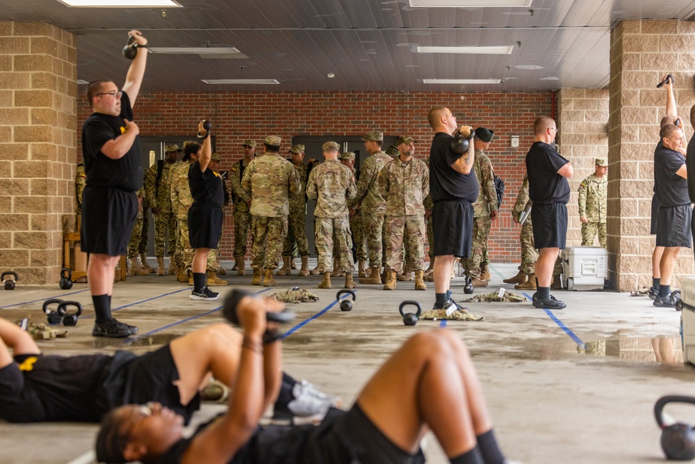 PISAJ 21 participants tour the Army Future Soldiers Prep Course