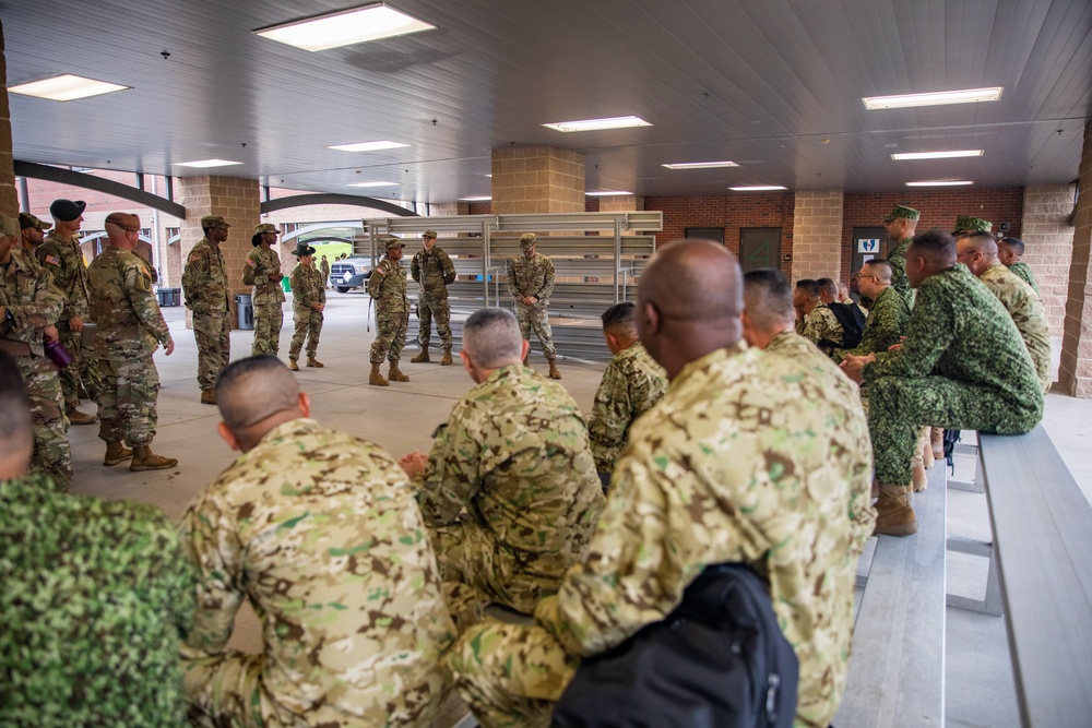 PISAJ 21 participants tour the Army Future Soldiers Prep Course