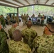 PISAJ 21 participants attend briefing on how drone warfare is being taught at Basic Combat Training