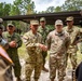 PISAJ 21 participants attend briefing on how drone warfare is being taught at Basic Combat Training