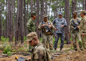 PISAJ 21 participants visit newly enlisted Soldiers during the Forge