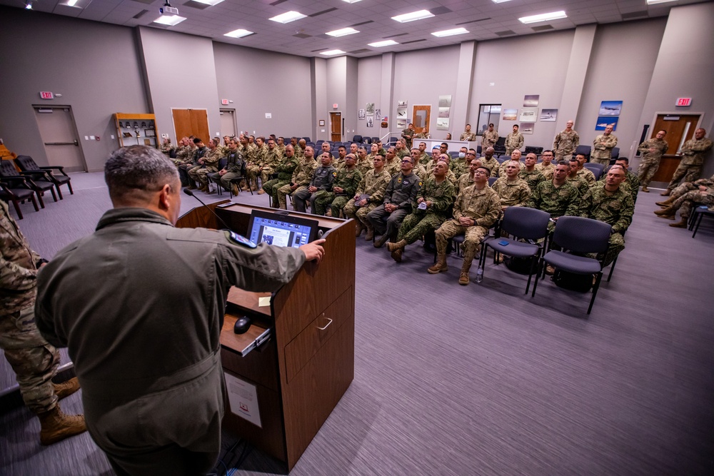 PISAJ 21 class visits McEntire Joint National Guard Base to learn about aircraft maintenance