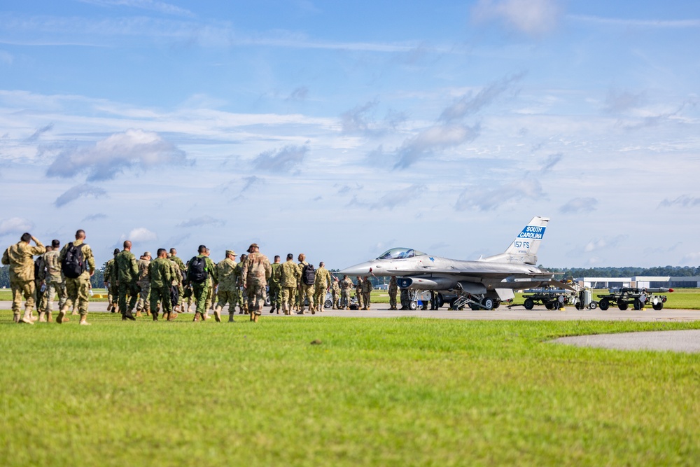 PISAJ 21 class visits McEntire Joint National Guard Base to learn about aircraft maintenance