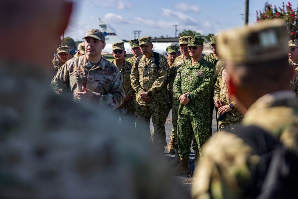 PISAJ 21 class visits McEntire Joint National Guard Base to learn about aircraft maintenance