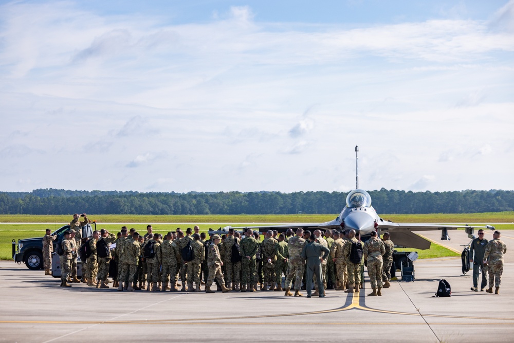PISAJ 21 class visits McEntire Joint National Guard Base to learn about aircraft maintenance