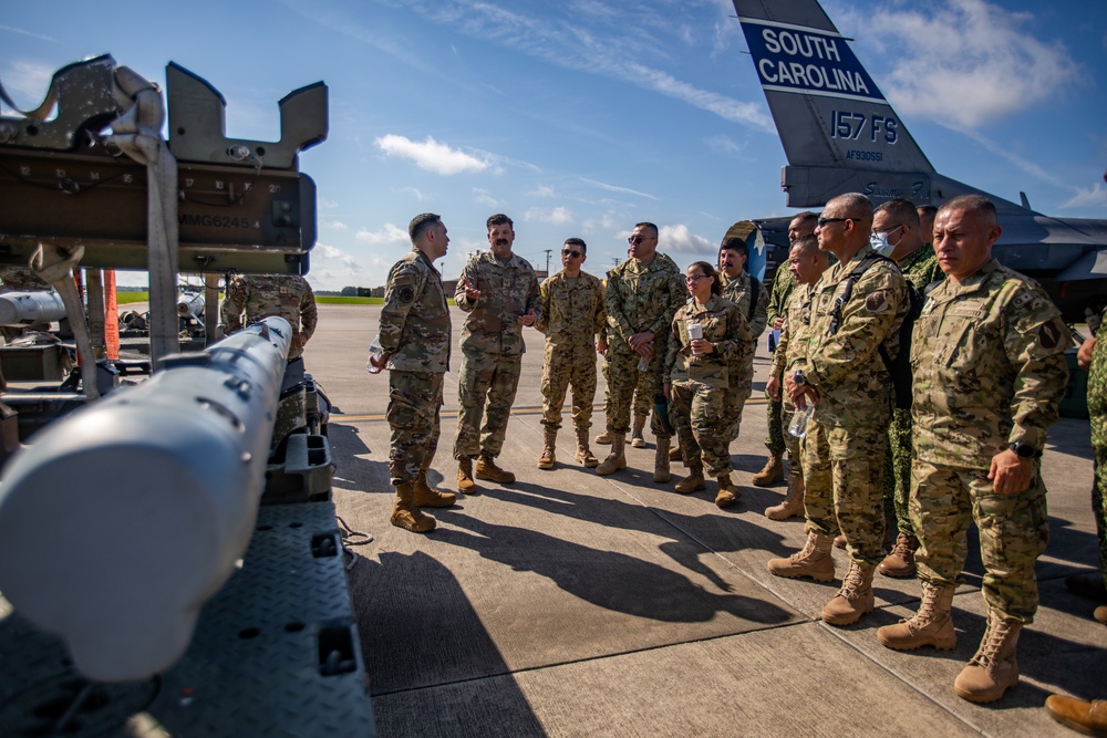 PISAJ 21 class visits McEntire Joint National Guard Base to learn about aircraft maintenance