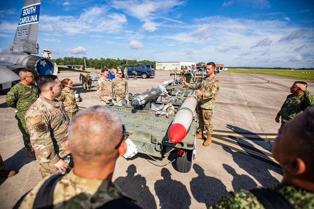 PISAJ 21 class visits McEntire Joint National Guard Base to learn about aircraft maintenance