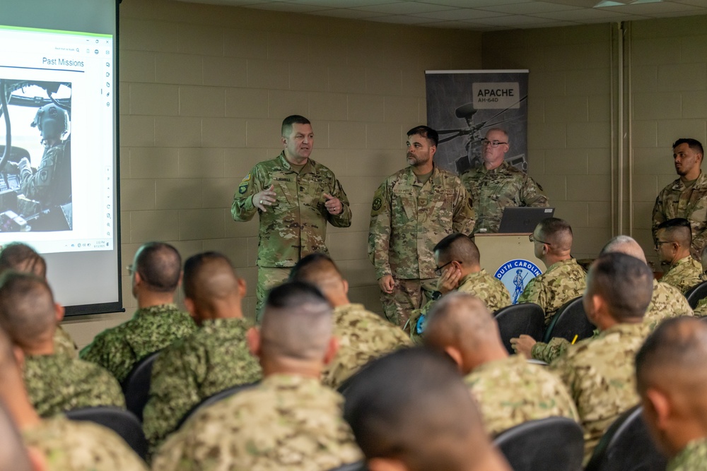 PISAJ 21 class visits McEntire Joint National Guard Base to learn about aircraft maintenance