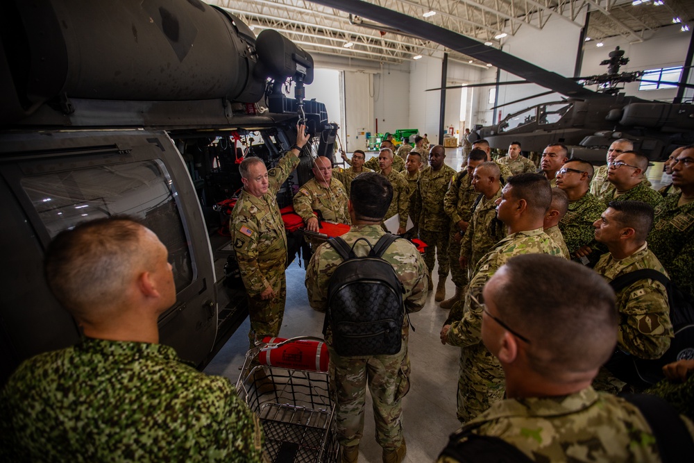 PISAJ 21 class visits McEntire Joint National Guard Base to learn about aircraft maintenance