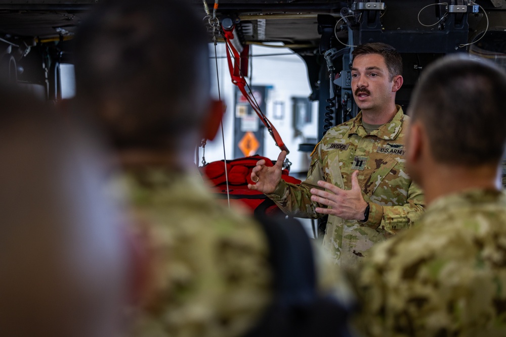 PISAJ 21 class visits McEntire Joint National Guard Base to learn about aircraft maintenance