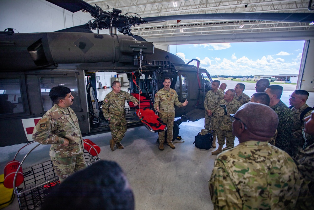 PISAJ 21 class visits McEntire Joint National Guard Base to learn about aircraft maintenance