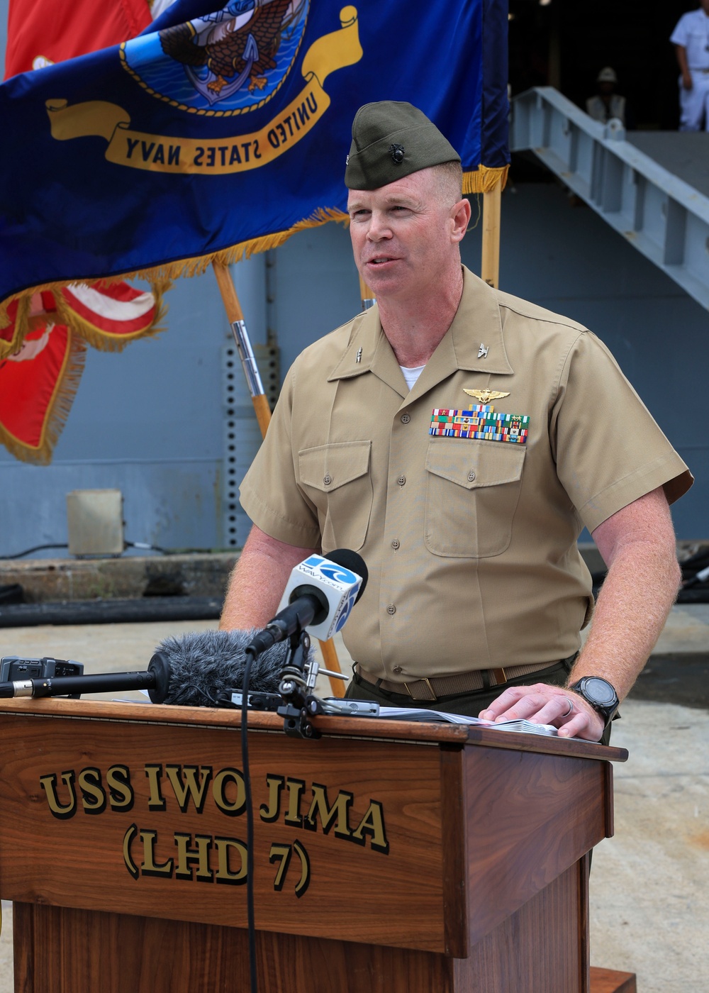USS Iwo Jima Departs for Deployment