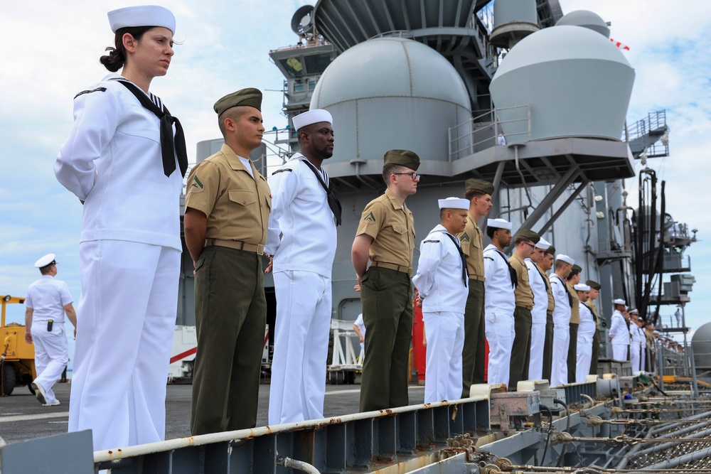 USS Iwo Jima Departs for Deployment